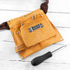 6-pocket Personalised Leather Tool Belt