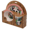 Panda Design Bambootique Eco Friendly Kid's Dinner Set