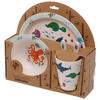 Sealife Design Bambootique Eco Friendly Kid's Dinner Set