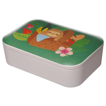 Sloth Design Bambootique Eco Friendly Lunch Box