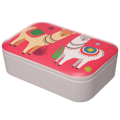 Llamapalooza Design Bambootique Eco Friendly Lunch Box