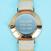 Ladies Modern - Vintage Personalised Leather Watch - Stone