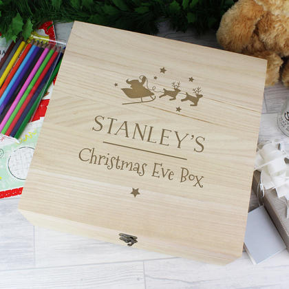 Christmas Eve Personalised Keepsake Box - Large