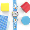 Unicorn Personalised Children's Rainbow Watch - Blue