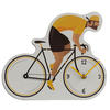 Cycle Works Bicycle Wall Clock - Yellow