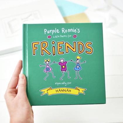 Purple Ronnie’s Personalised Book of Poems for Friends