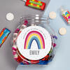 Rainbow Personalised Sweet Jar