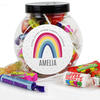 Rainbow Personalised Sweet Jar