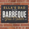 BBQ Grill Master Personalised Metal Sign