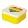 Rainbow Design Plastic Lunch Boxes - Set of 3