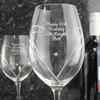 Personalised Heart Diamante Glasses  - Set of 2