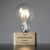 LED Bulb with Personalised Table Lamp Stand - Decorative