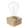 LED Bulb with Personalised Table Lamp Stand - Light Up My Life