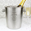 Number Personalised Stainless Steel Ice Bucket