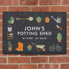 Gardening Personalised Metal Sign