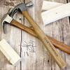 Hammer with Personalised Wooden Handle - Bold Text