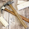 Hammer with Personalised Wooden Handle - Bold Text